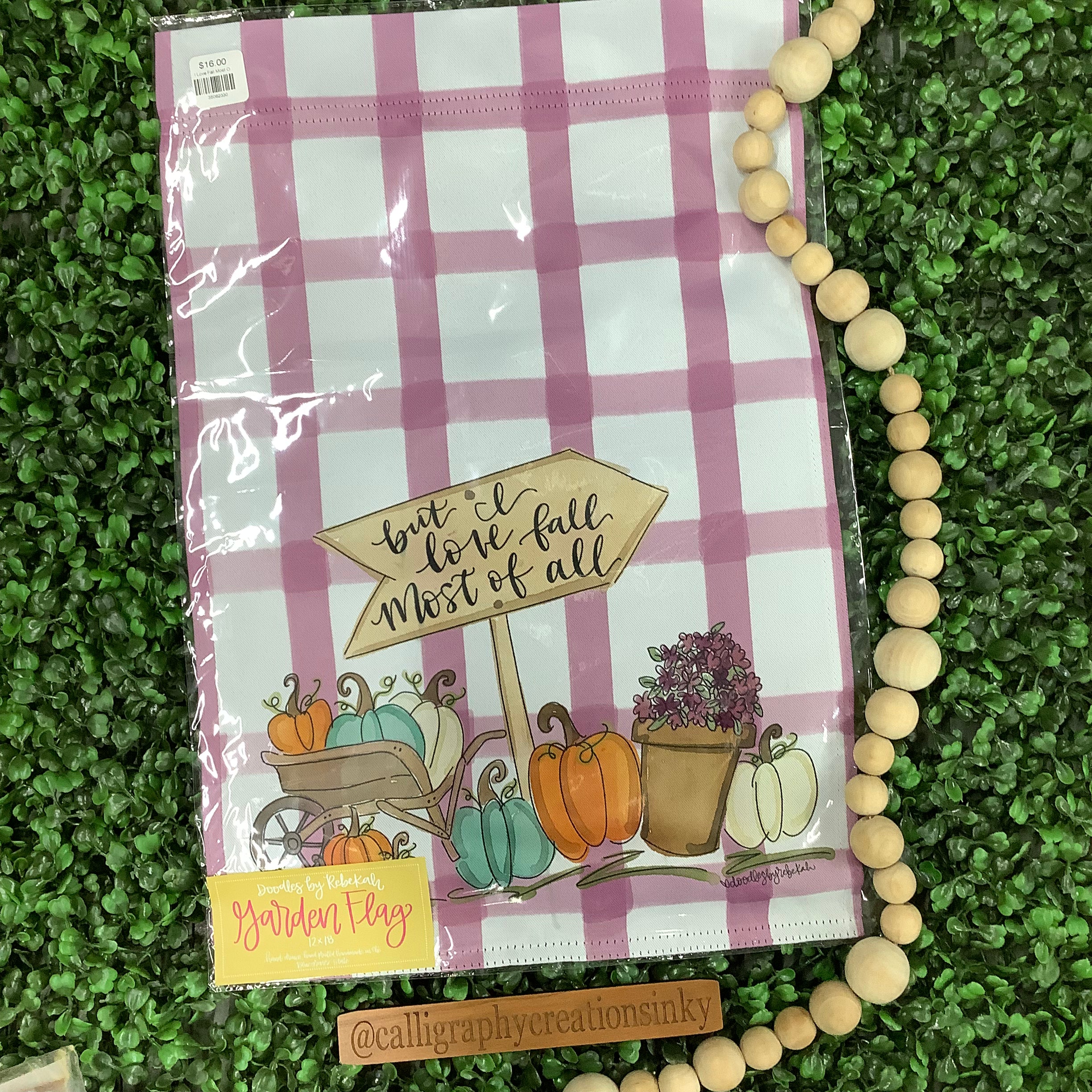 I Love Fall Most Of All Garden Flag *FINAL SALE*