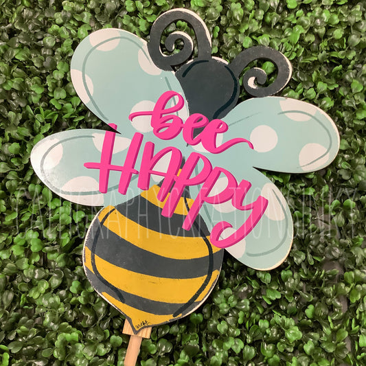 Bee Happy Topper