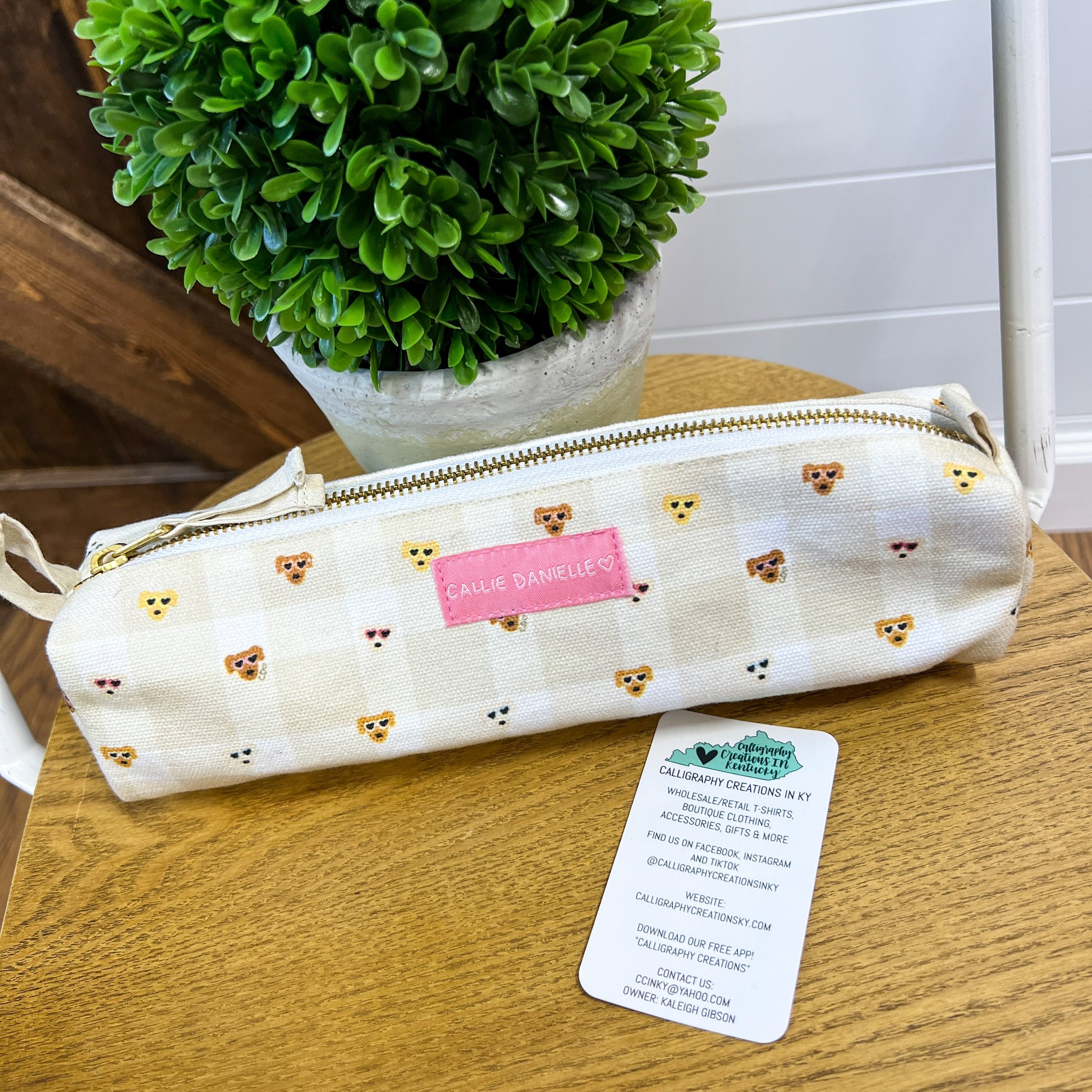 Cool Pup Pencil Pouch – Calligraphy Creations In KY