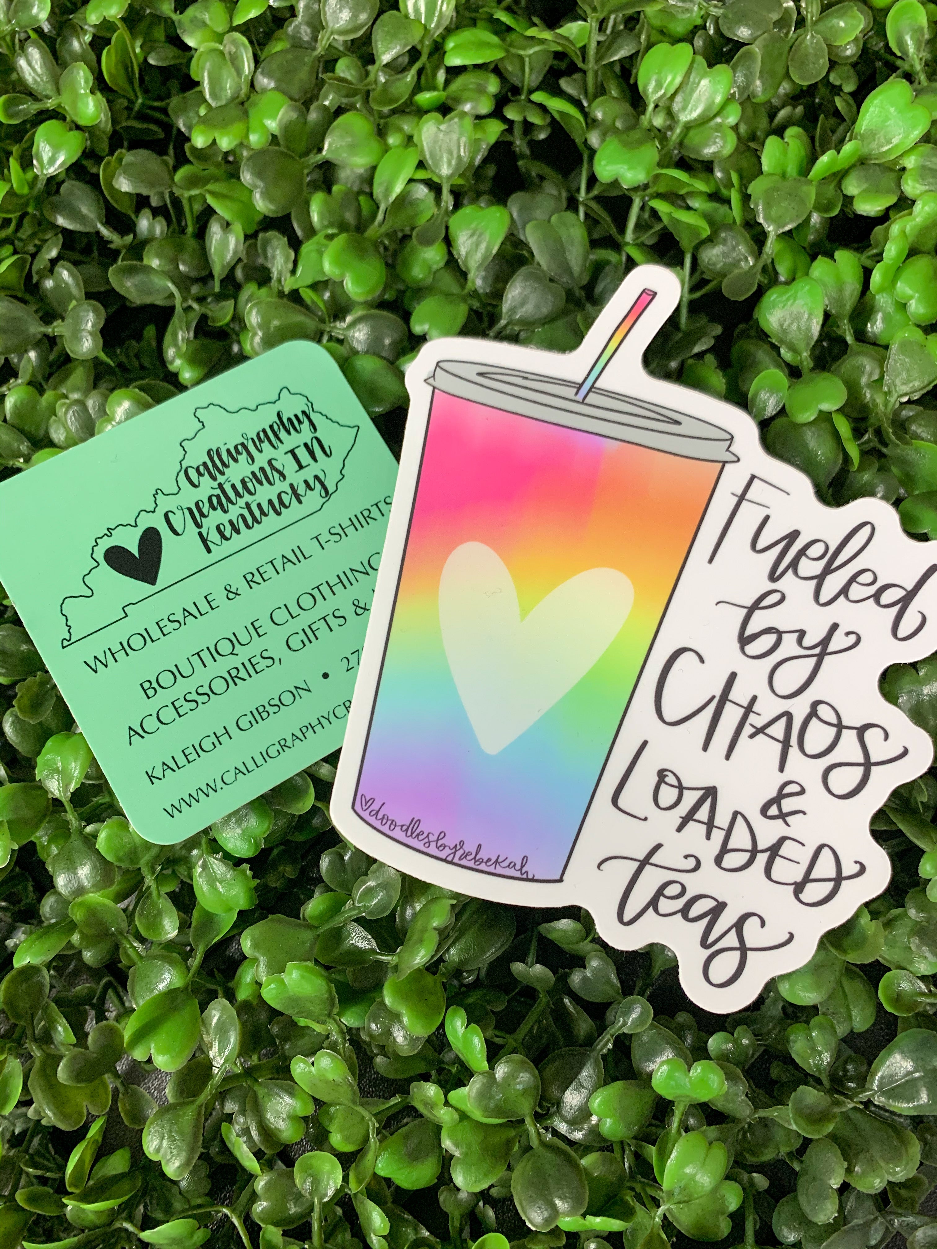 Loaded Teas Sticker - Doodles By Rebekah