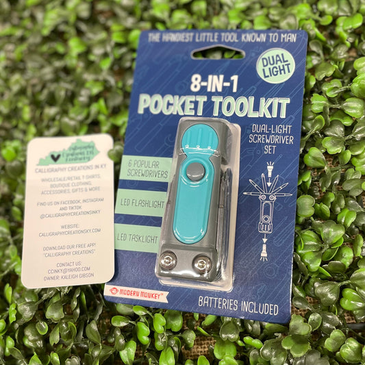 8-in-1 Pocket Toolkit-Blue