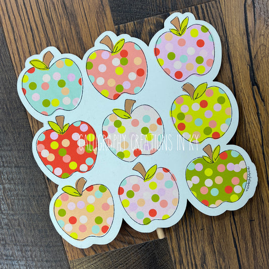 Happy Apples Topper