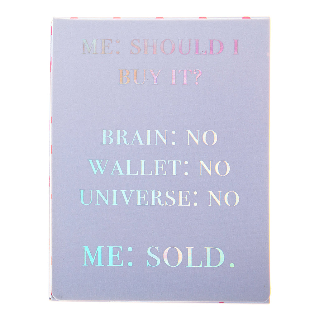 Shopaholic Pocket Notepad