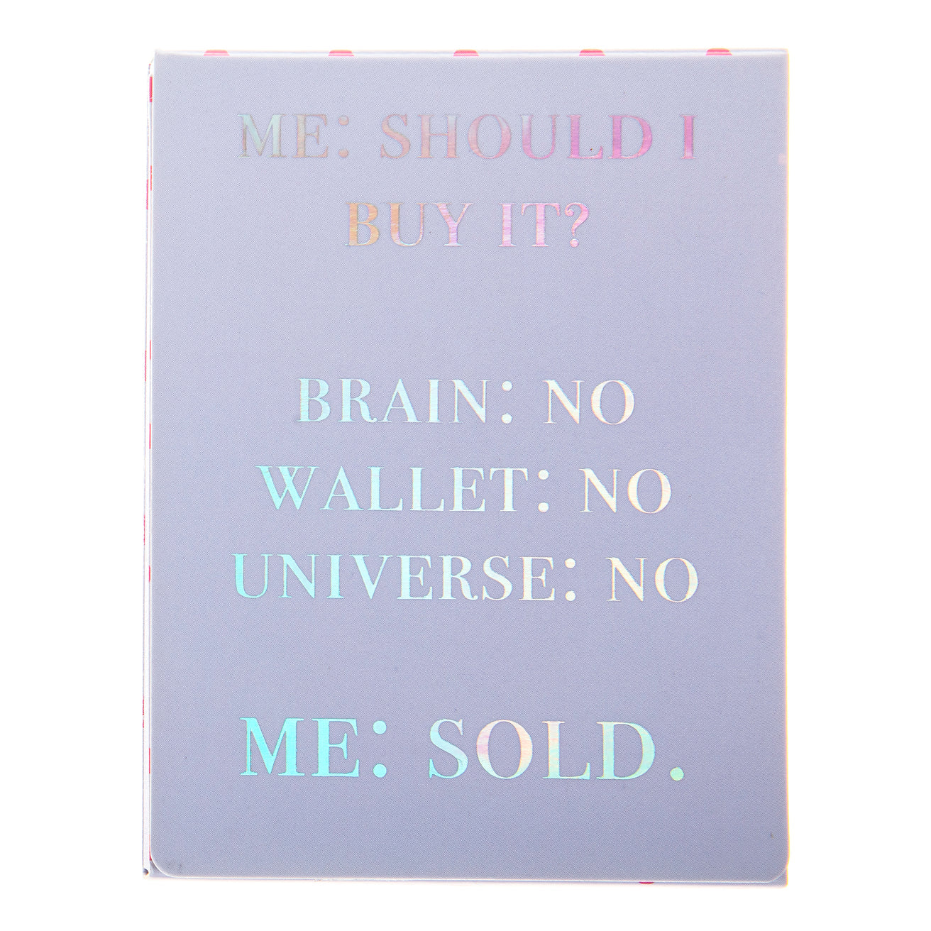 Shopaholic Pocket Notepad