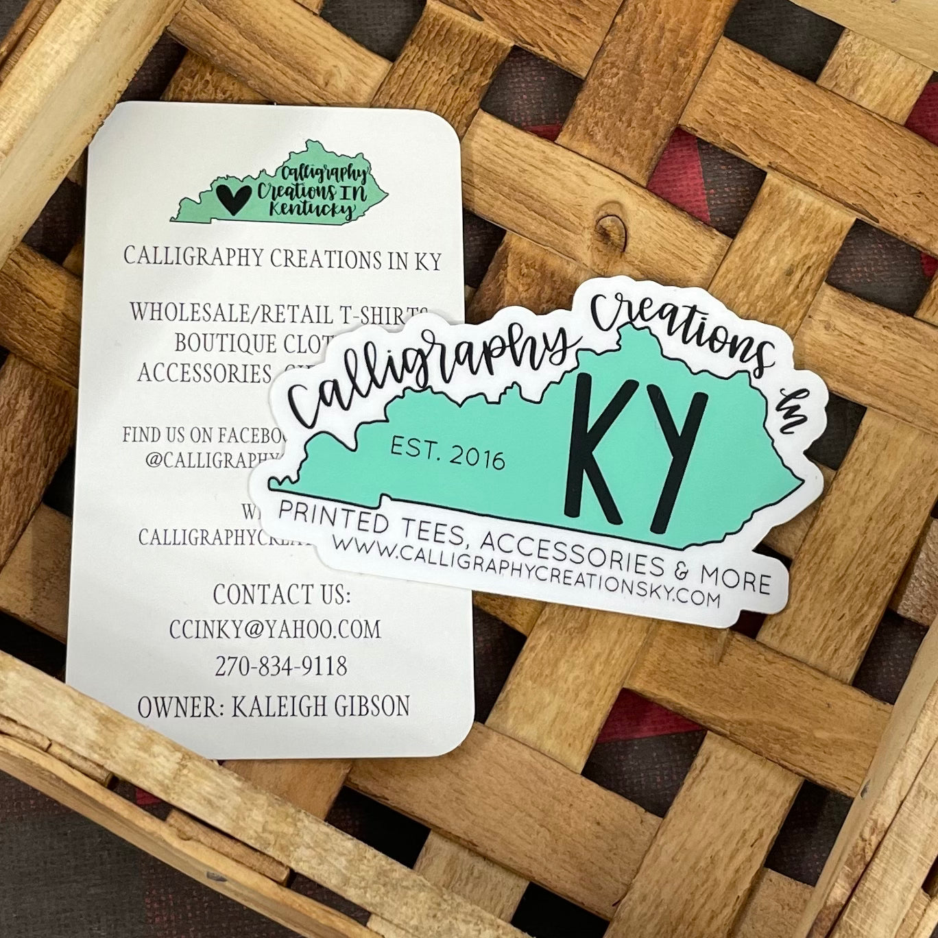 CCIK Logo Sticker – Calligraphy Creations In KY