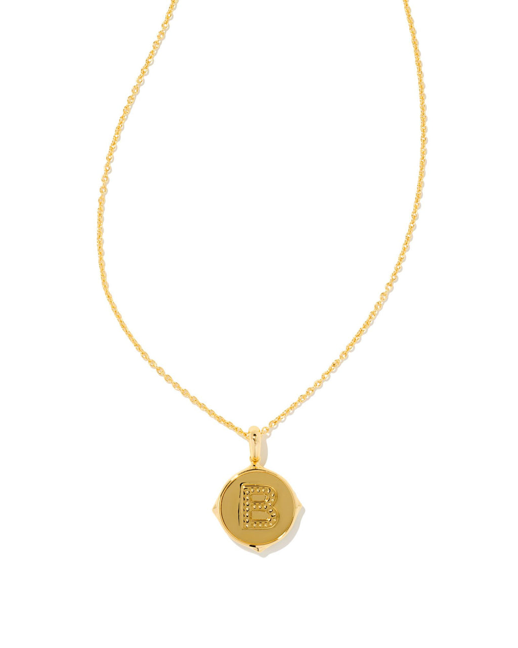 Kendra Scott Letter B Disc Pendant Necklace