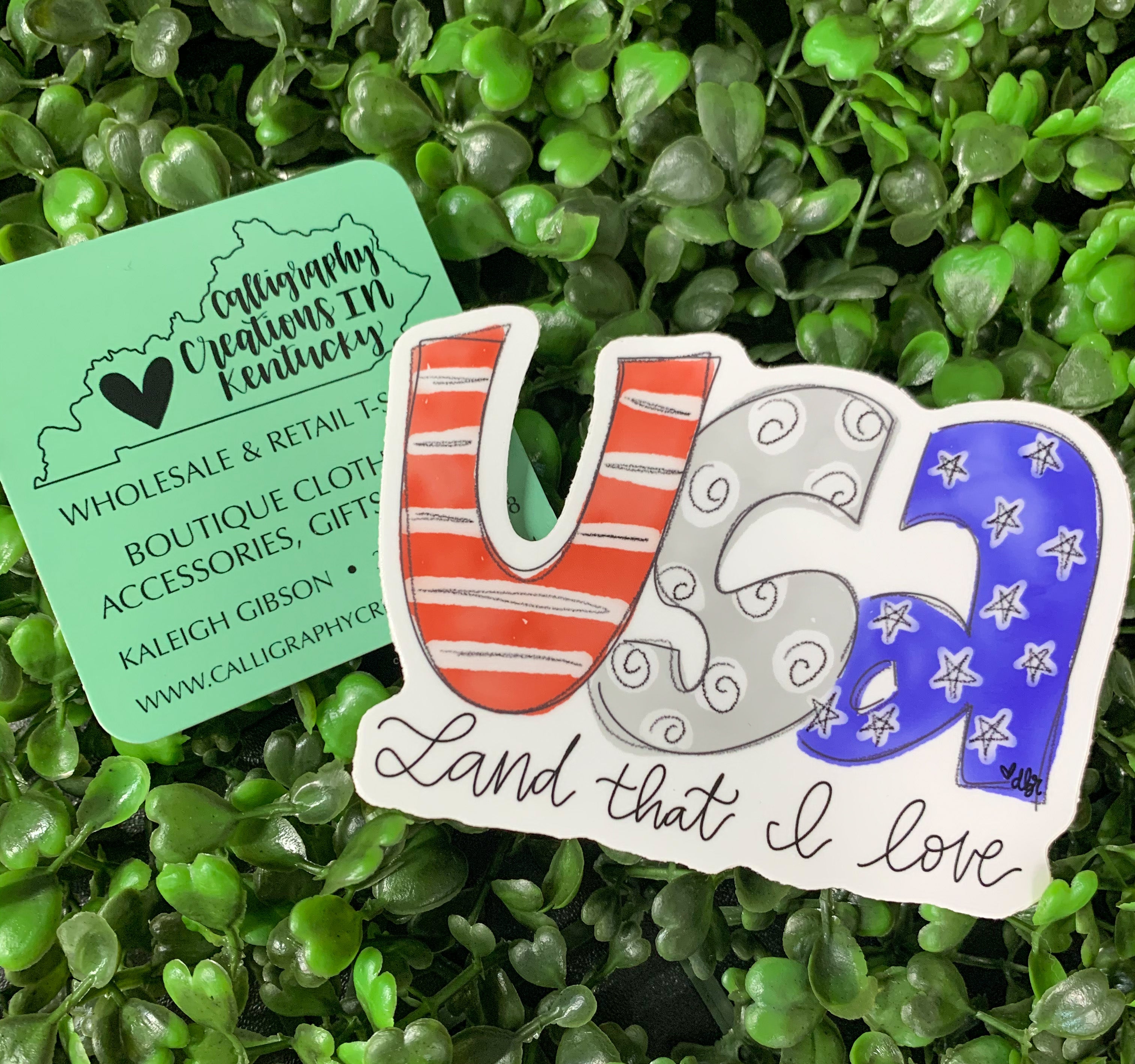 Land That I Love Sticker - Doodles By Rebekah