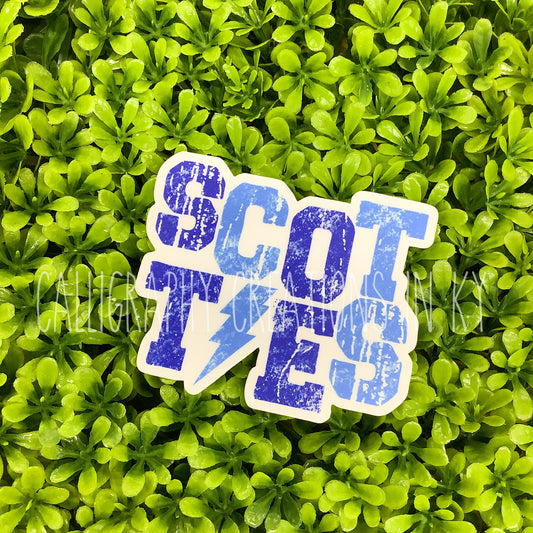 Glasgow Scotties Flash Sticker