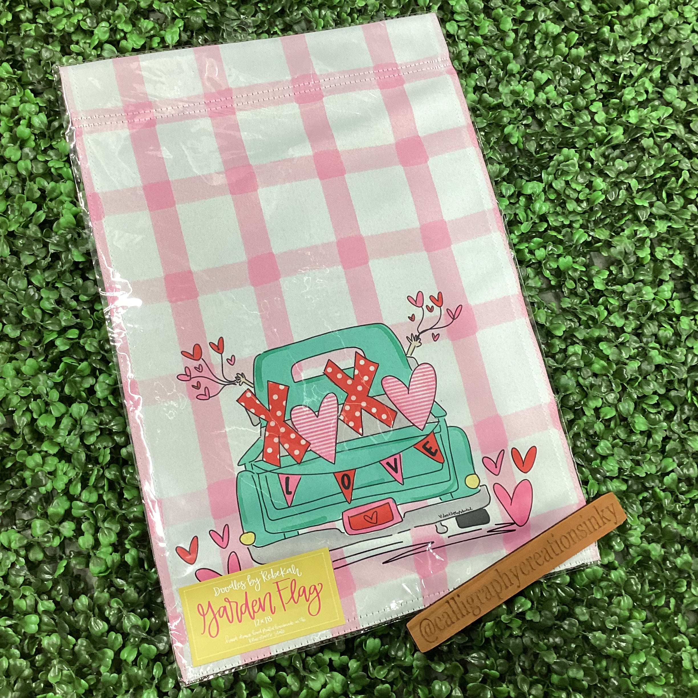 XOXO Truck Garden Flag *FINAL SALE*