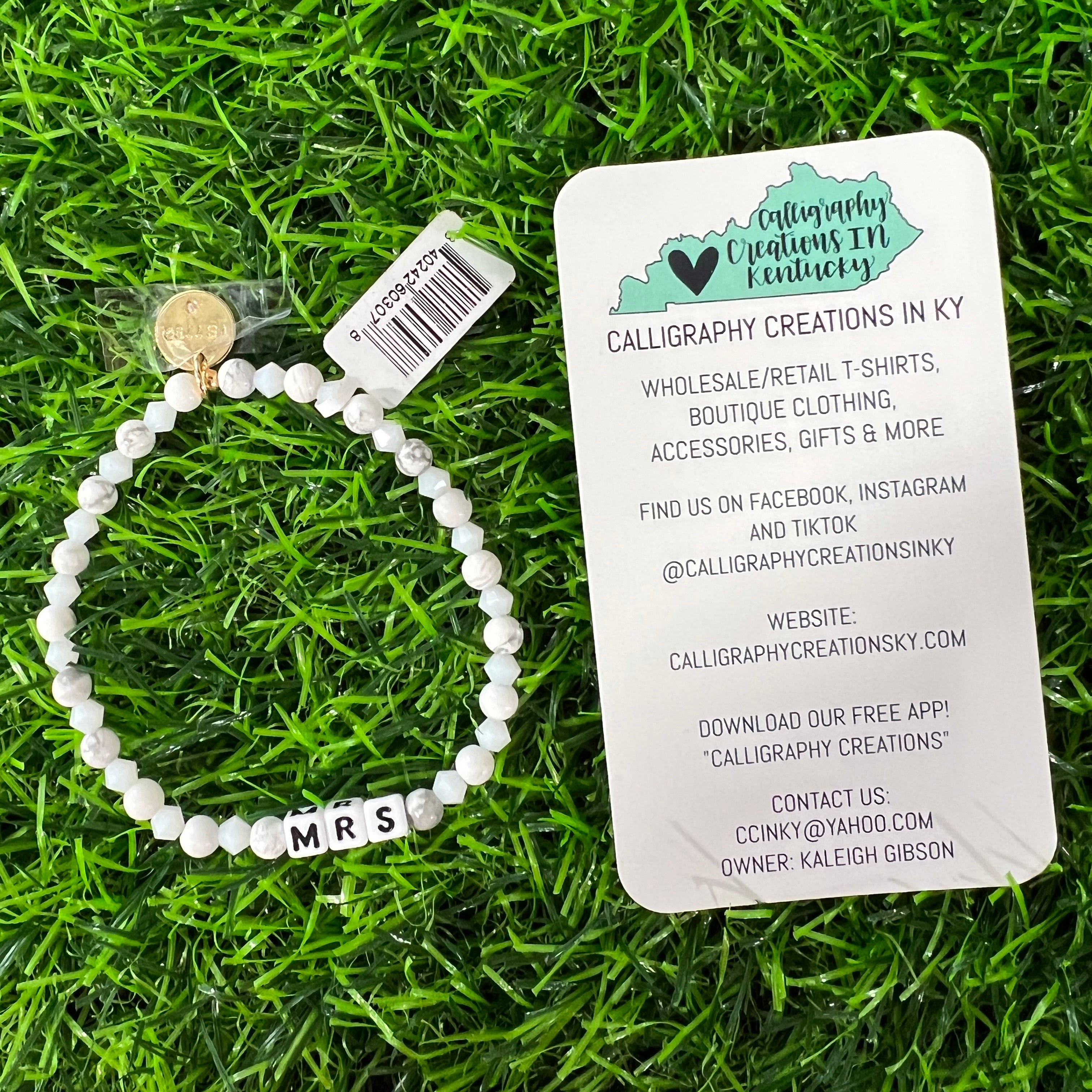 Mrs-Little Words Project Beaded Bracelet