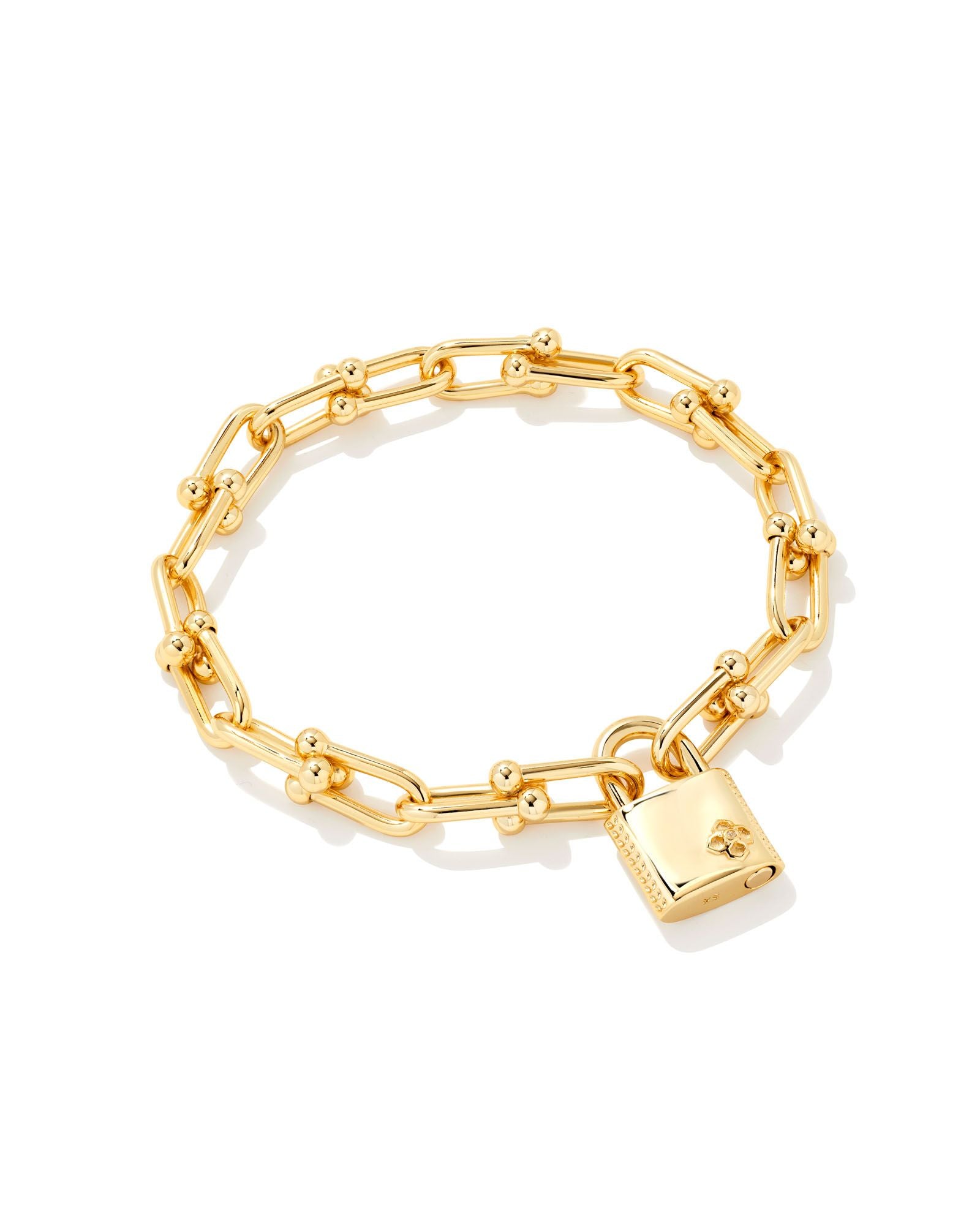 Lock chain bracelet sale