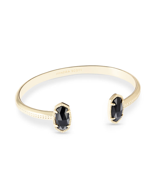 Kendra Scott Elton Cuff Bracelet - Gold Black