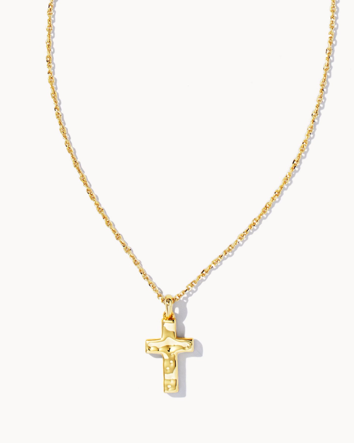Kendra Scott Cross Pendant Necklace - Gold Metal