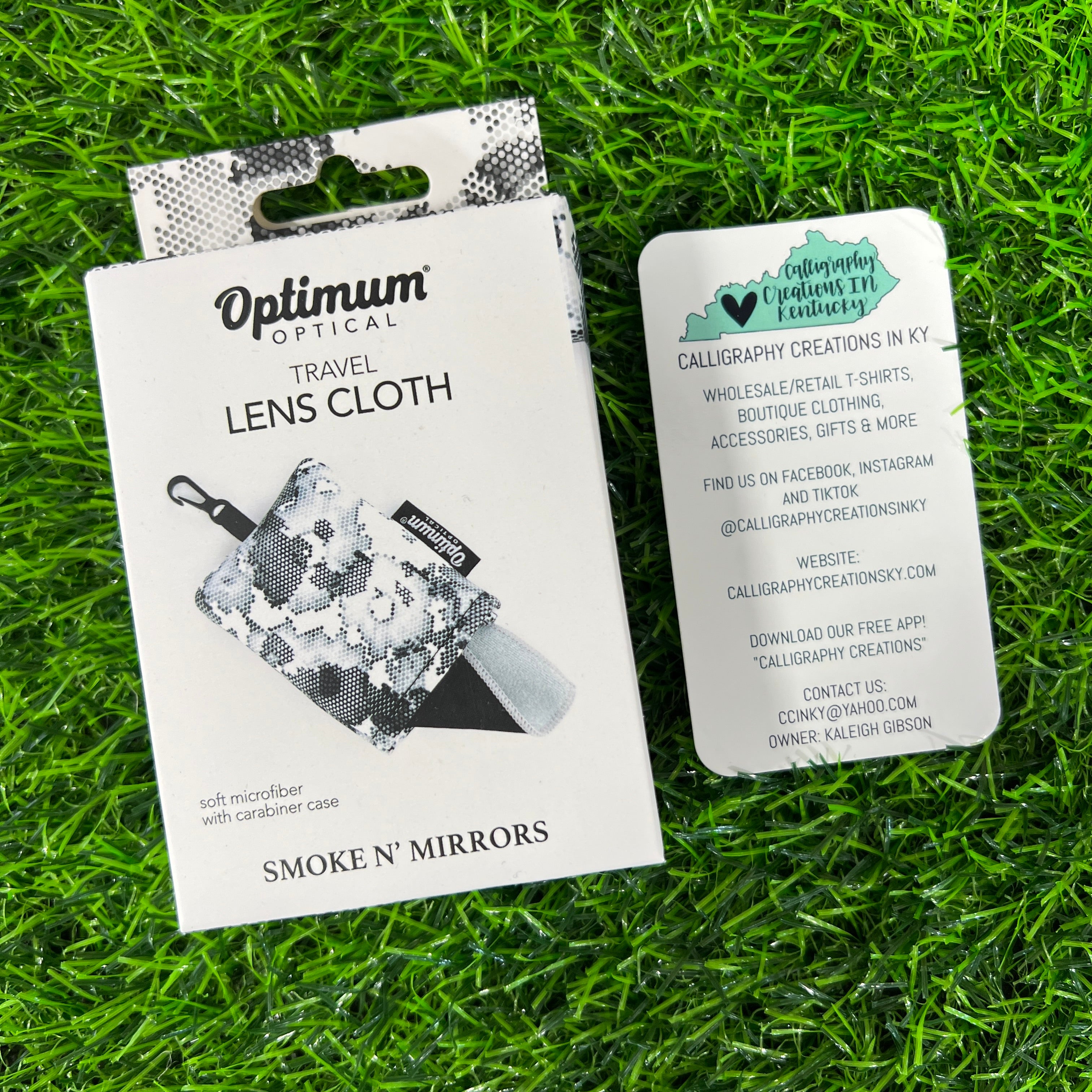 Travel Microfiber Lens Cloth-Smoky