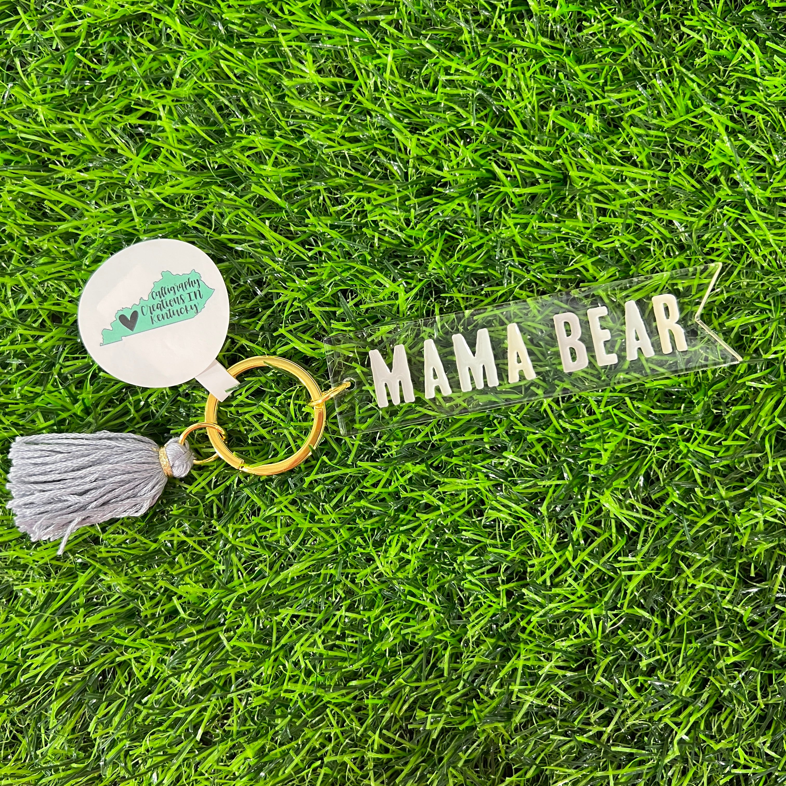Acrylic Mama Bear Keychain *FINAL SALE*