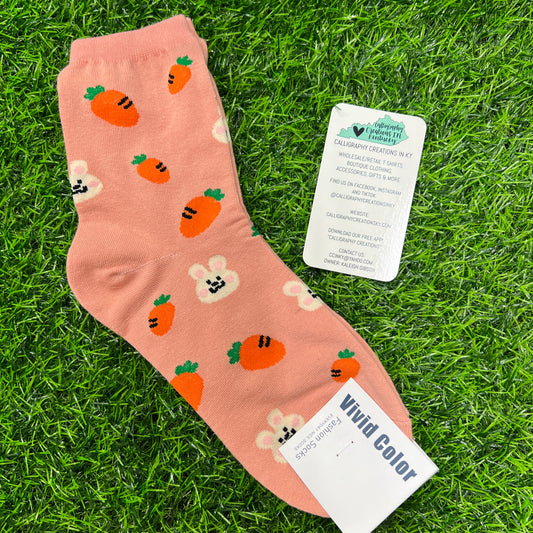 Bunny & Carrot Socks