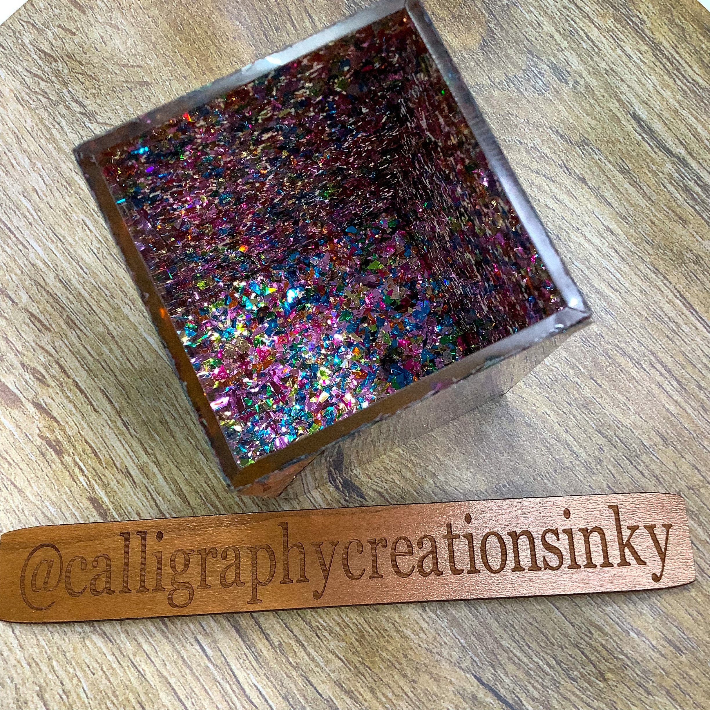 Confetti Acrylic Pen Cup
