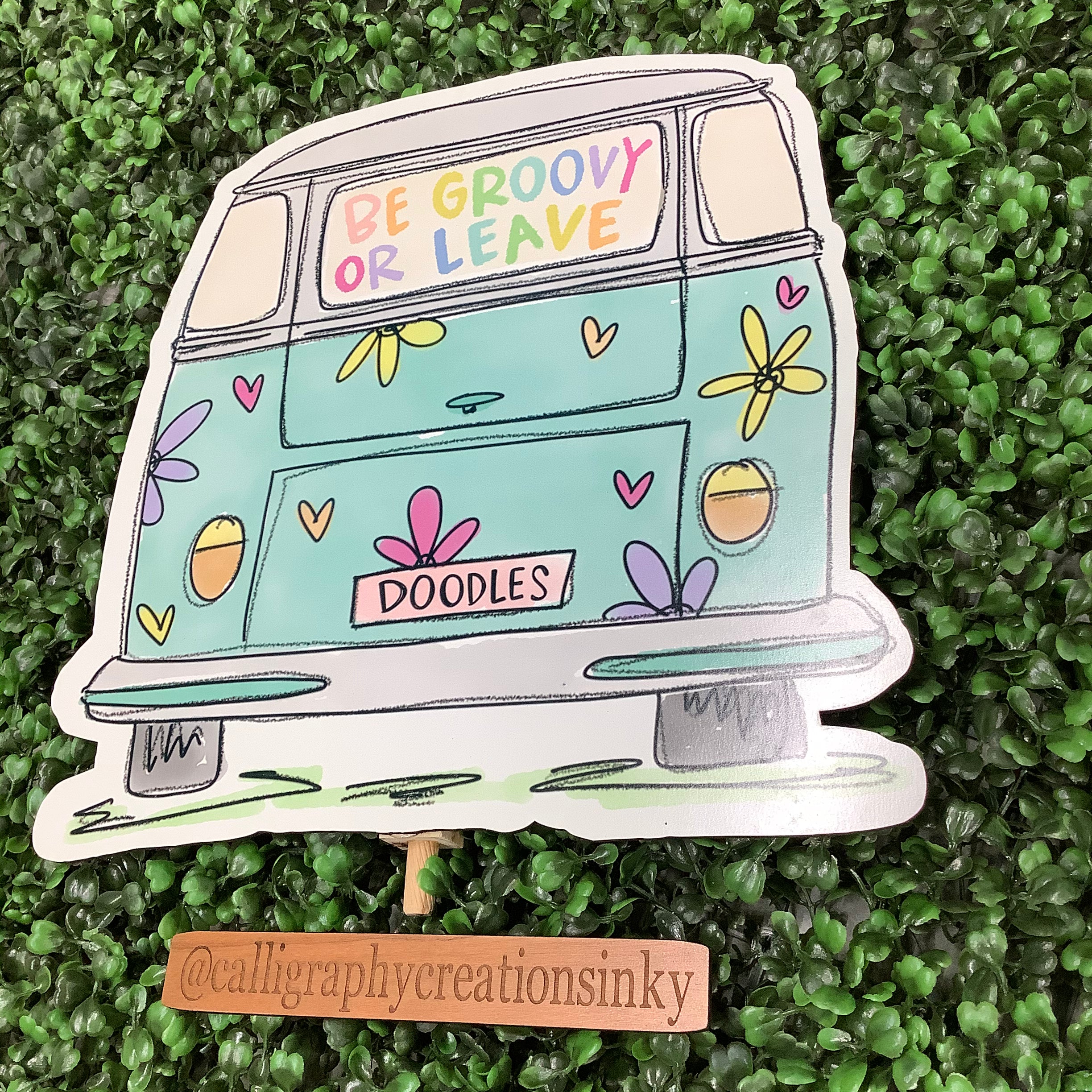 Be Groovy Or Leave Doodles By Rebekah Topper *FINAL SALE*