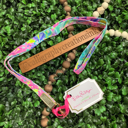 Lilly Pulitzer Lanyard-It Was All A Dream
