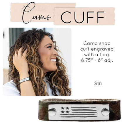 Plunder Camo Cuff Bracelet