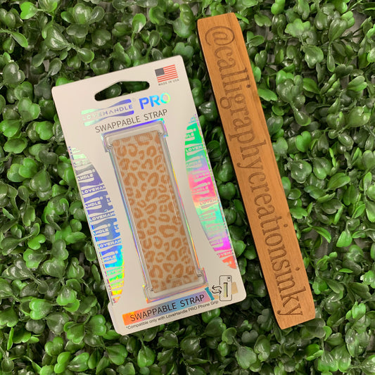 Nude Leopard LoveHandle Pro Strap FINAL SALE