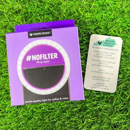 #nofilter Ring Light-purple