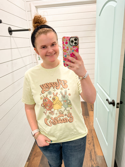 $1 Happy Easter Friends Tee FINAL SALE