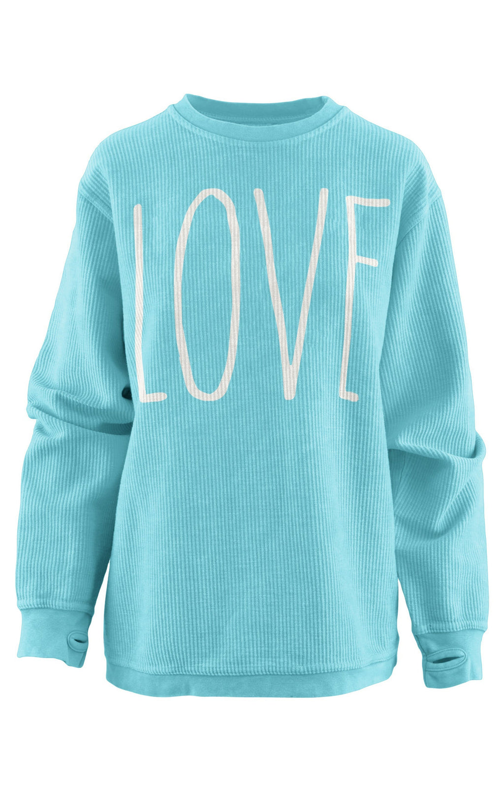 Royce Mint Love Corded Crew FINAL SALE