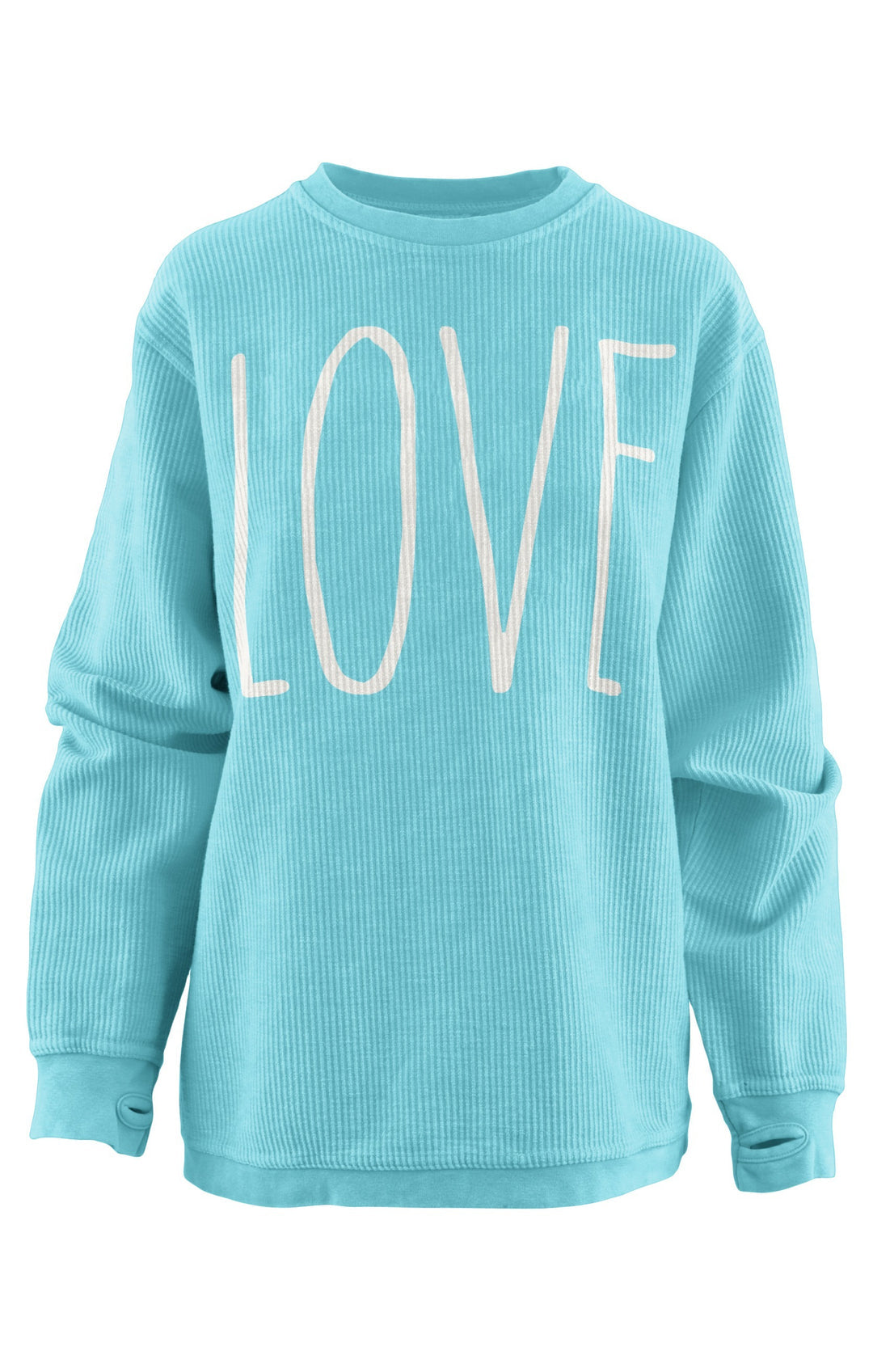 Royce Mint Love Corded Crew FINAL SALE
