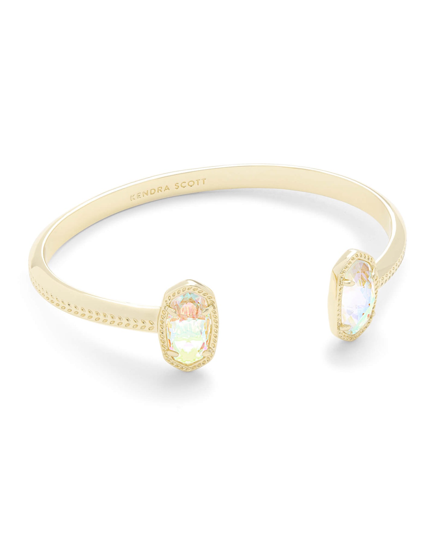 Kendra Scott Elton Cuff Bracelet - Gold Dichroic Glass