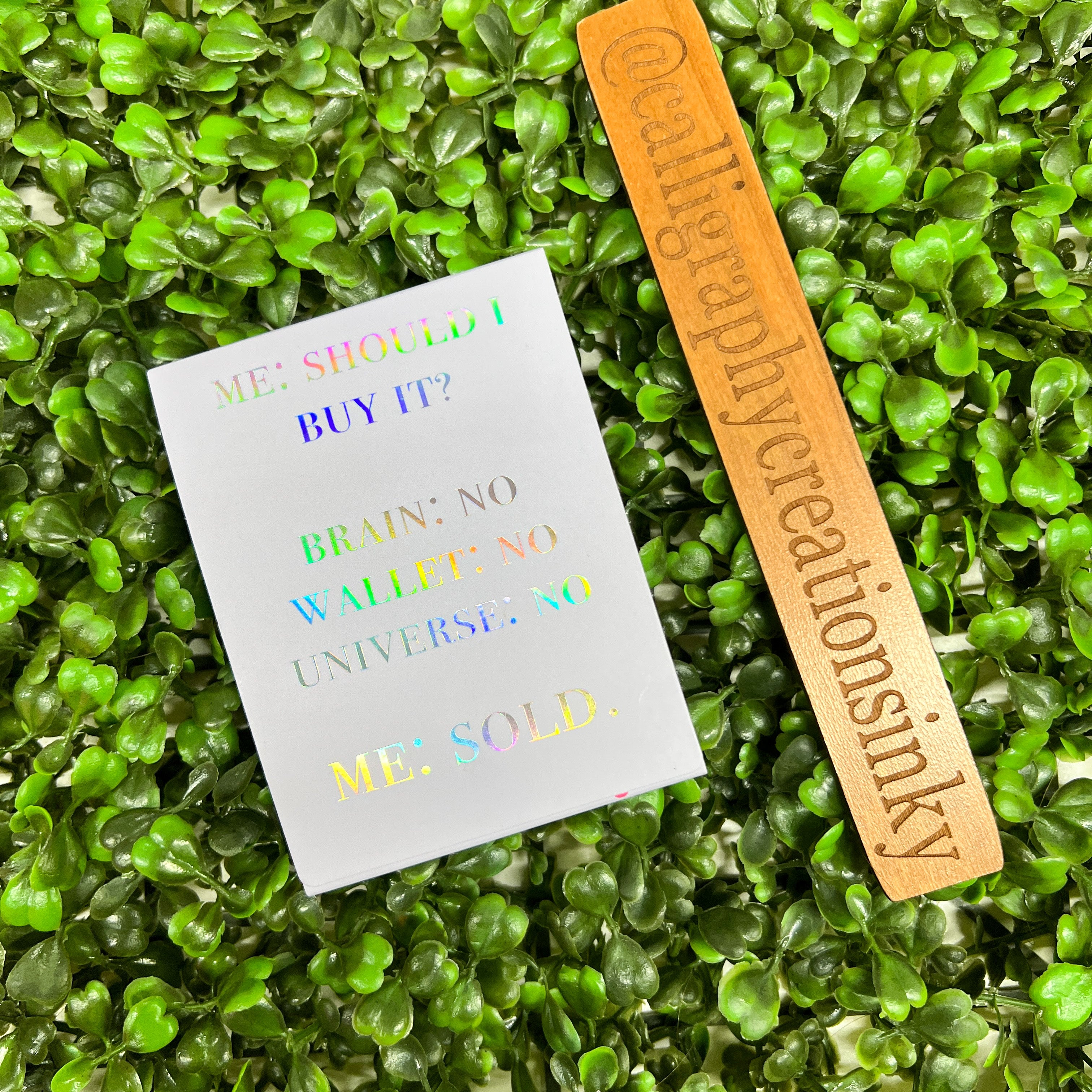 Shopaholic Pocket Notepad