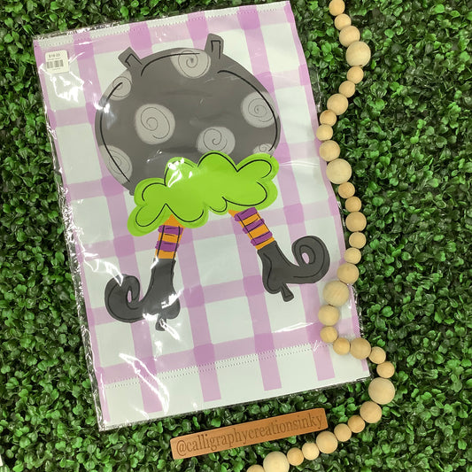 Witches Cauldron Garden Flag - FINAL SALE
