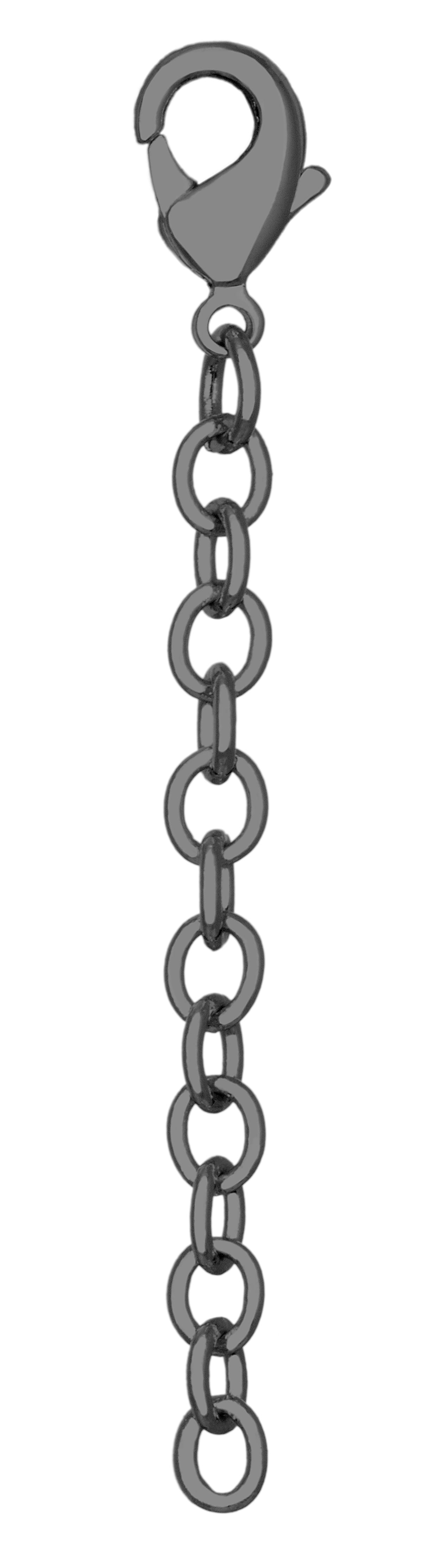 Kendra Scott Necklace Extender Gunmetal Metal Calligraphy Creations