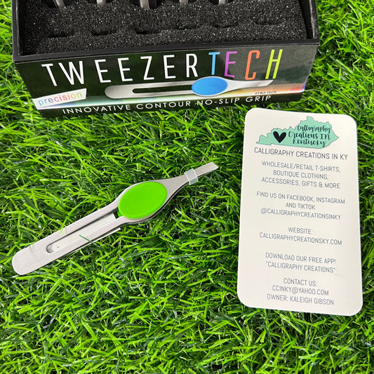 No-Slip Tweezers- Green