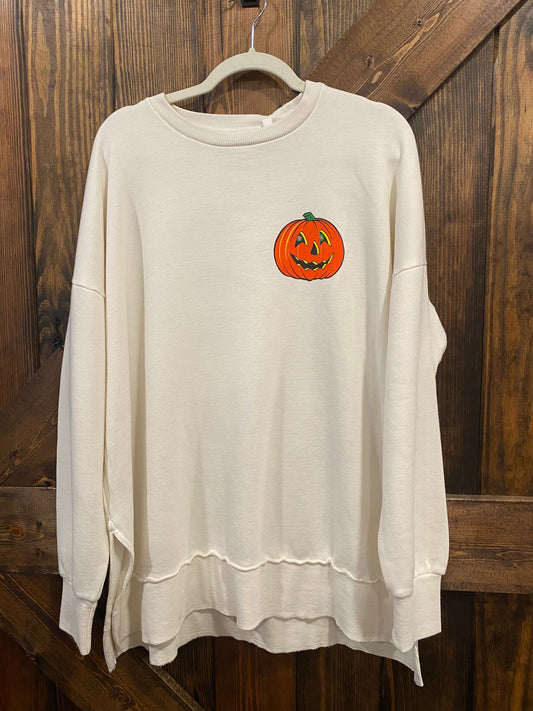 Mini Pumpkin Vintage Fleece Sweatshirt [RTS]