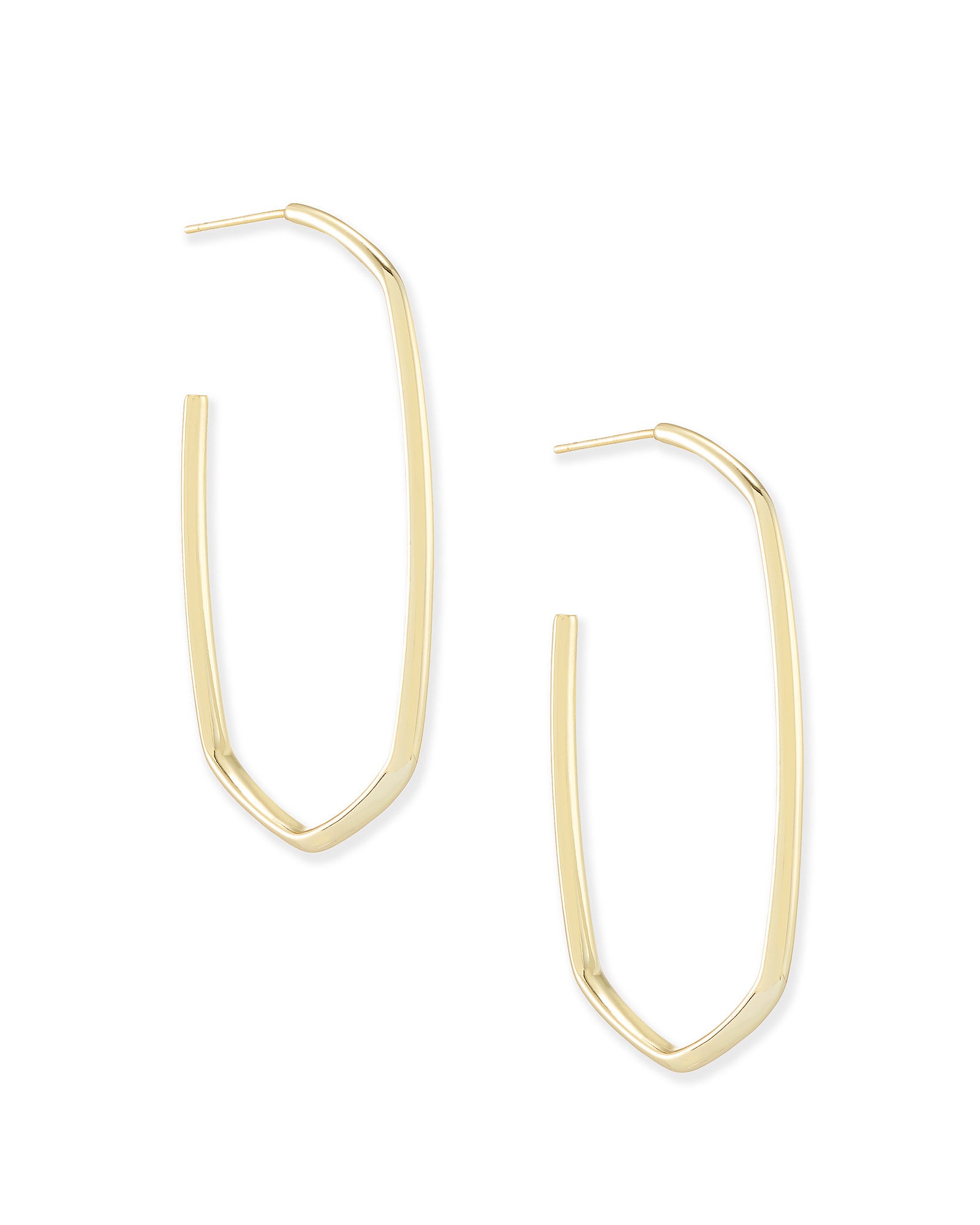 Kendra Scott Danielle Hoop Earrings - Gold Metal