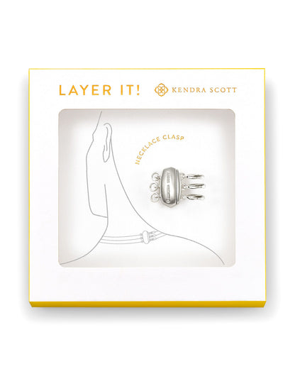 Kendra Scott Layer It! Necklace Clasp - Rhodium Metal