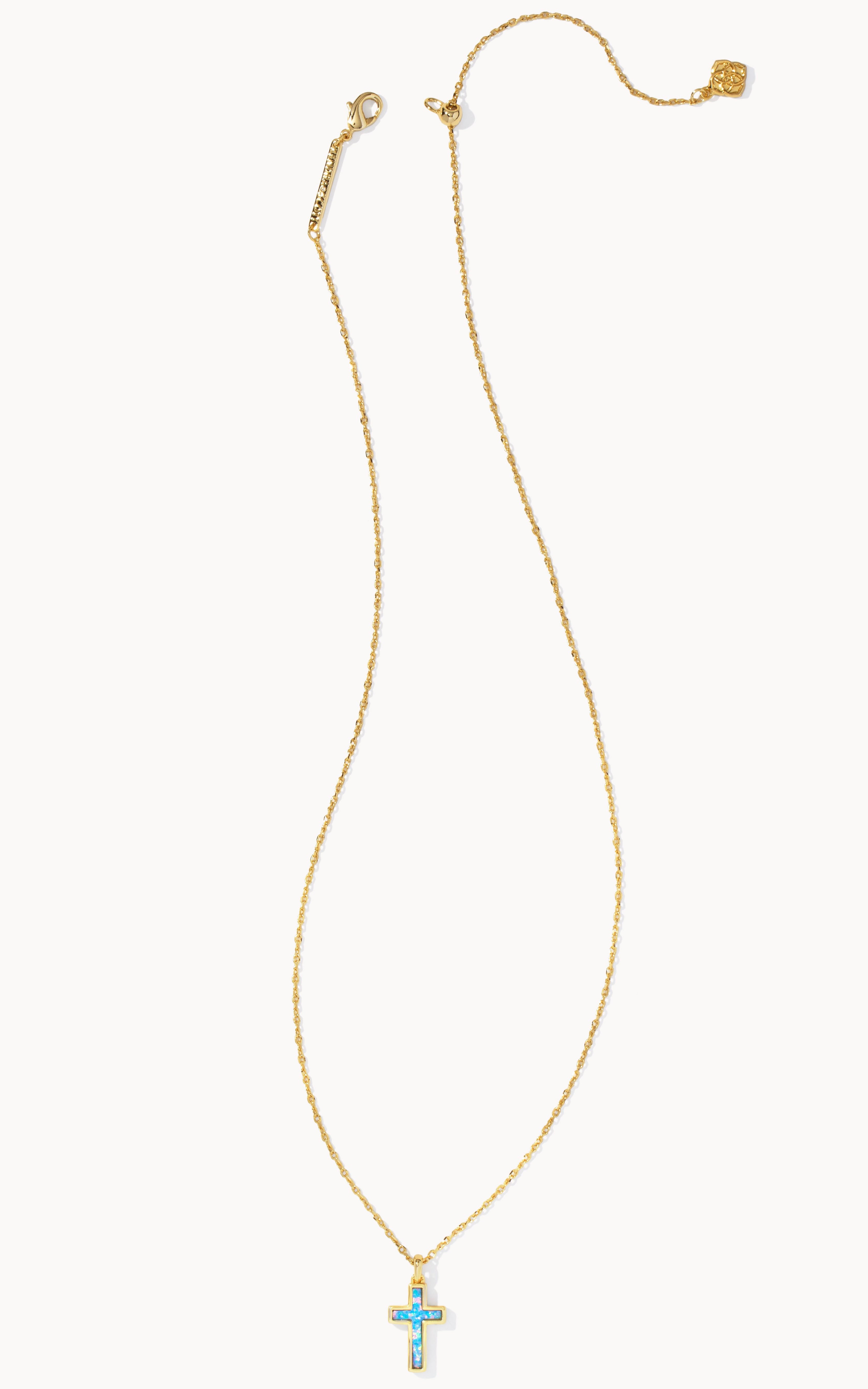 Kendra Scott 14k Rose Gold Cross Pendant Necklace with Diamonds | Neiman  Marcus