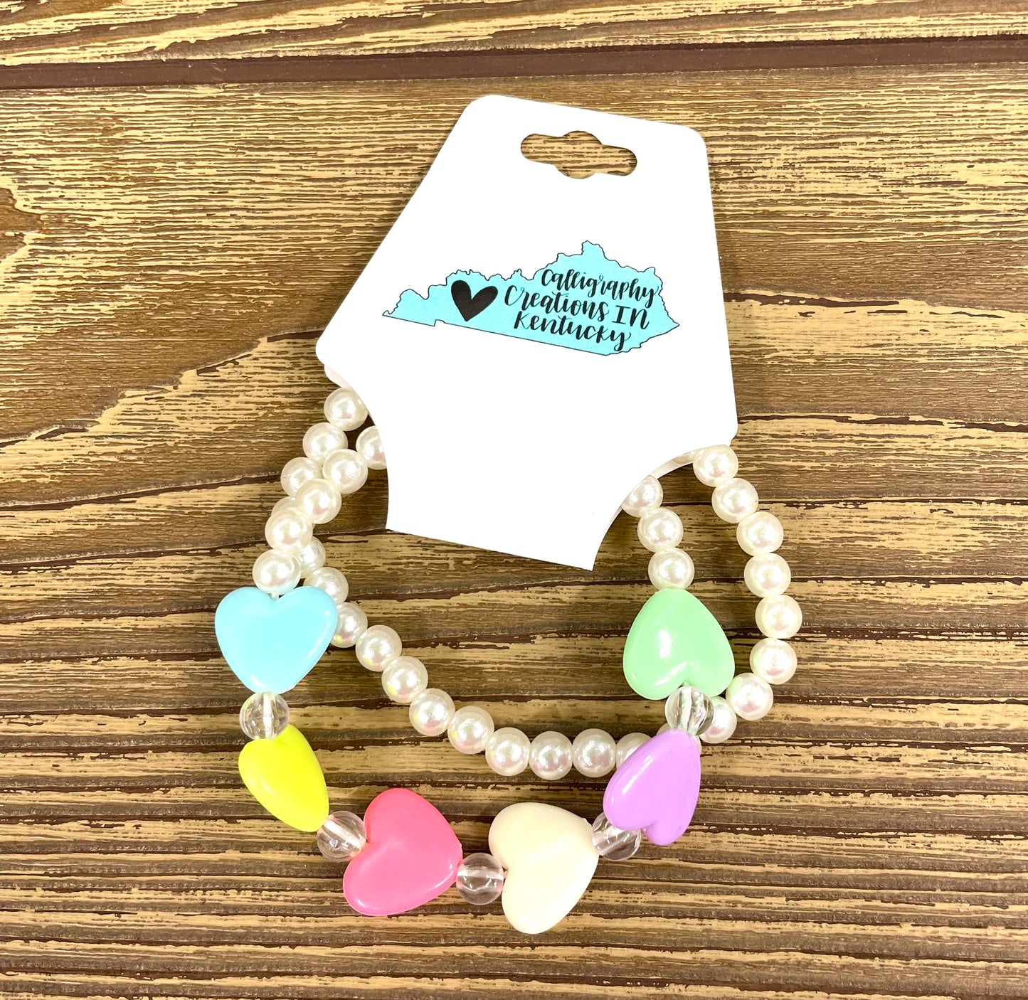 Candy Hearts Bracelet Set
