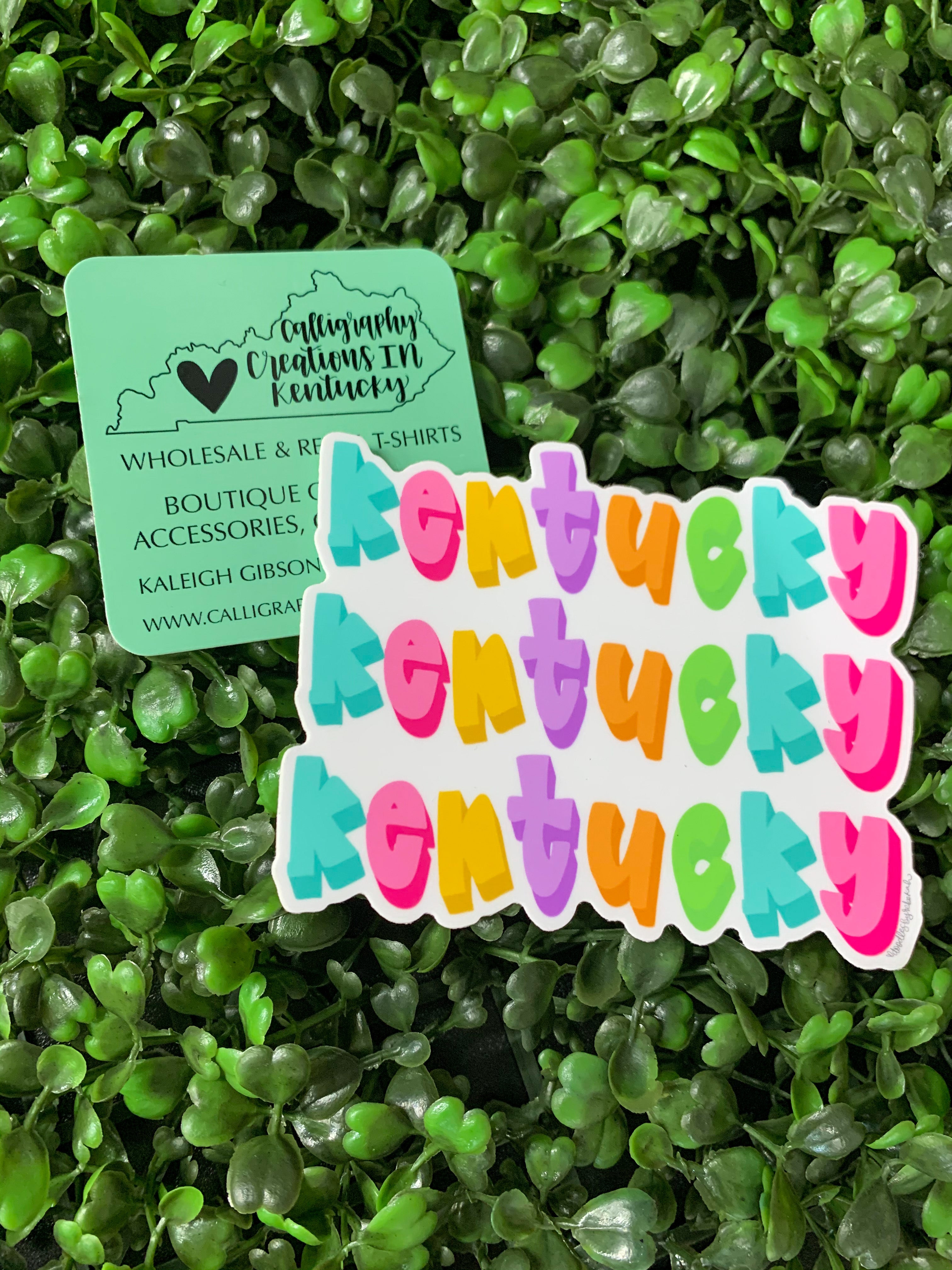 Kentucky x3  Sticker - Doodles By Rebekah