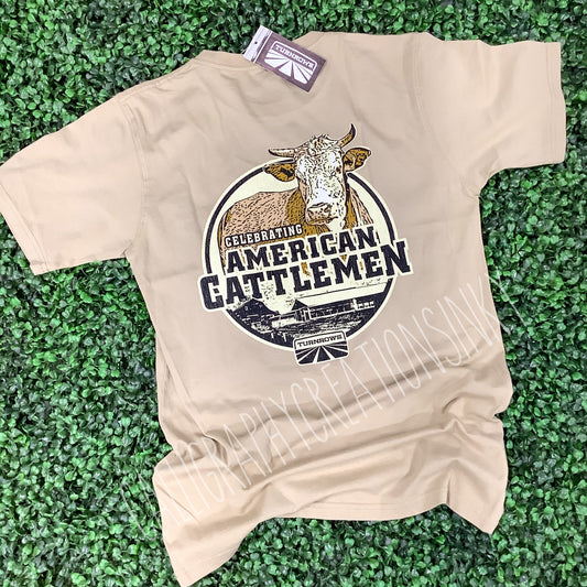 American Cattlemen Turnrows Brand Shirt