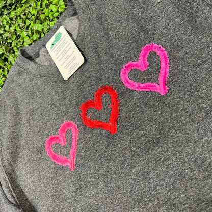 Fringe Heart Sweatshirt