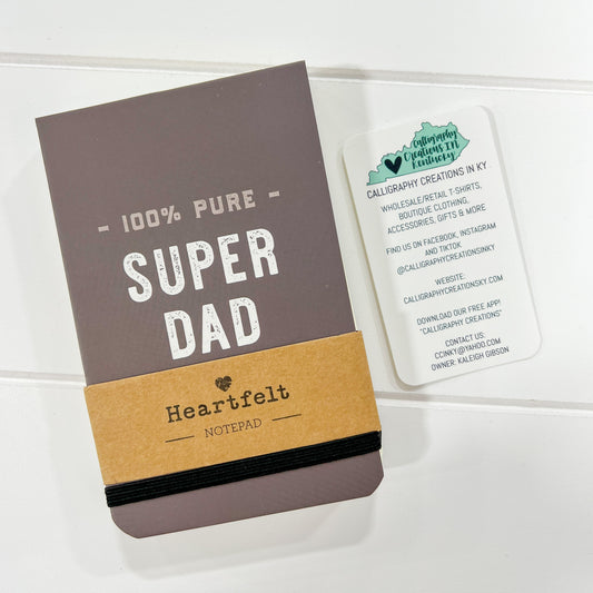 Super Dad Coptic Notebook